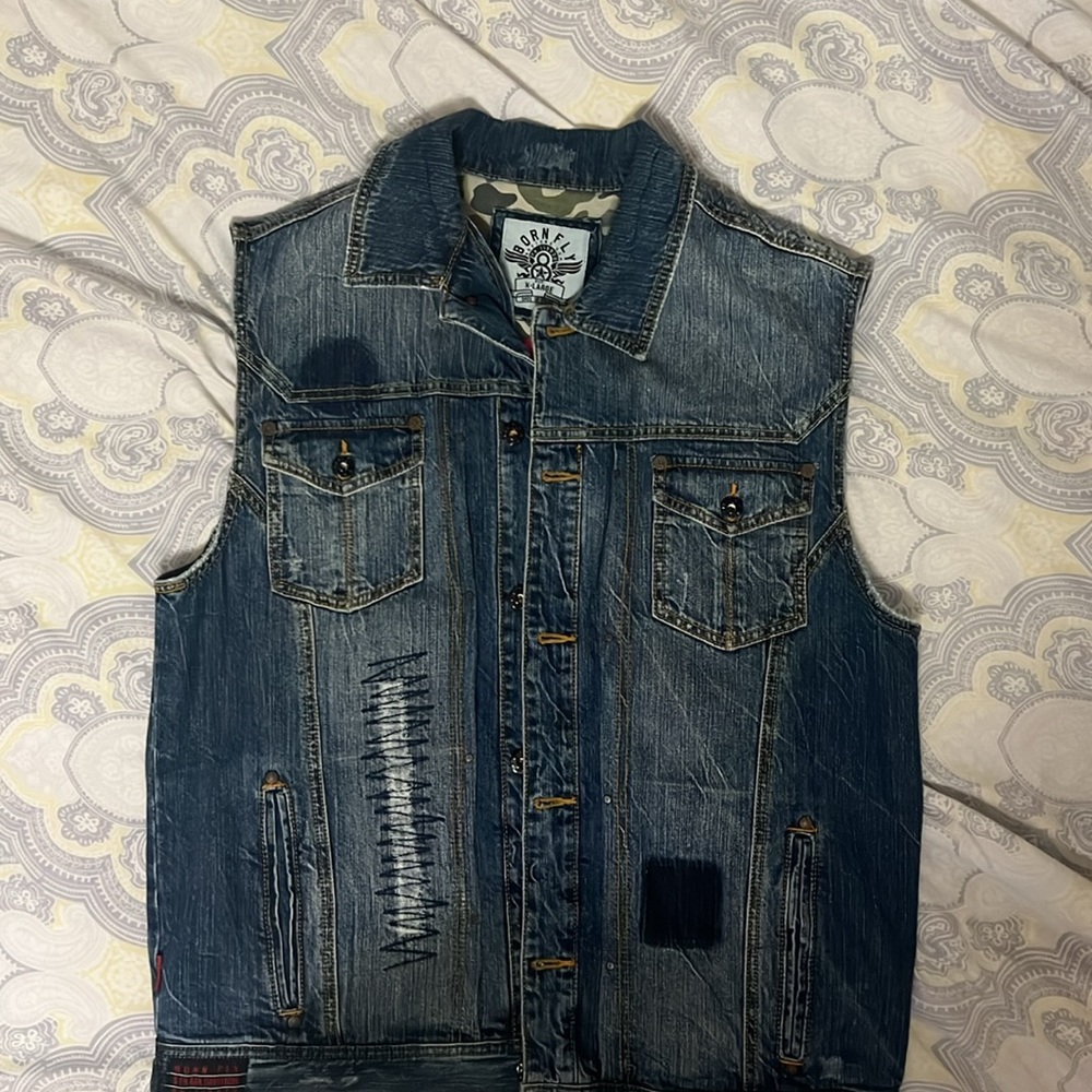 Born Fly Denim Vest